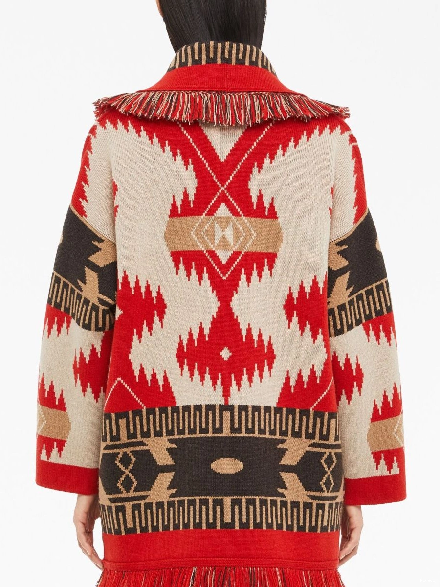 Affordable cashmere Icon Alanui cardigan jacquard Women 0821